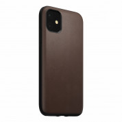 Nomad Leather Rugged Case - кожен (естествена кожа) кейс за iPhone 11 (кафяв) 3
