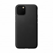 Nomad Leather Rugged Case - кожен (естествена кожа) кейс за iPhone 11 Pro Max (черен)