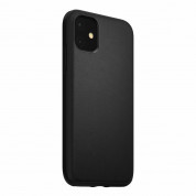 Nomad Leather Rugged Waterproof Case - кожен (естествена кожа) кейс за iPhone 11 (черен) 3