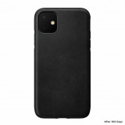 Nomad Leather Rugged Case - кожен (естествена кожа) кейс за iPhone 11 (черен) 5