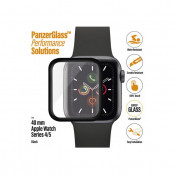 PanzerGlass Premium Glass Pro - калено стъклено защитно покритие с извити ръбове за дисплея на Apple Watch 40мм (черен) 2