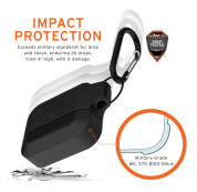 Urban Armor Gear Soft Touch Waterproof Silicone Hang Case - водо и удароустойчив силиконов калъф с карабинер за Apple Airpods Pro (черен) 6