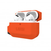 Urban Armor Gear Soft Touch Waterproof Silicone Hang Case for Apple Airpods Pro (orange) 1