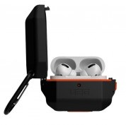 Urban Armor Gear Hardcase Hang Case for Apple Airpods Pro (black-orange) 4