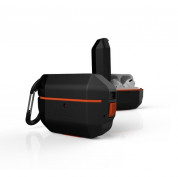 Urban Armor Gear Hardcase Hang Case for Apple Airpods Pro (black-orange)