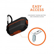 Urban Armor Gear Hardcase Hang Case for Apple Airpods Pro (black-orange) 7