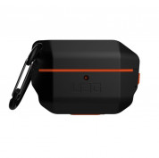 Urban Armor Gear Hardcase Hang Case for Apple Airpods Pro (black-orange) 5