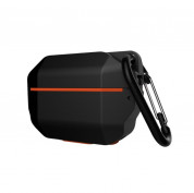 Urban Armor Gear Hardcase Hang Case for Apple Airpods Pro (black-orange) 1