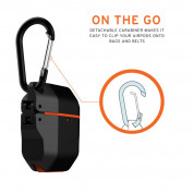 Urban Armor Gear Hardcase Hang Case for Apple Airpods Pro (black-orange) 9