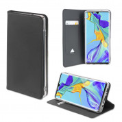 4smarts Flip Case URBAN Lite - кожен калъф с поставка и отделение за кр. карта за Huawei P30 Lite (черен)