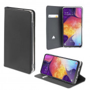 4smarts Flip Case URBAN Lite - кожен калъф с поставка и отделение за кр. карта за Samsung Galaxy A50 (черен)