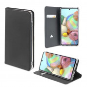4smarts Flip Case URBAN Lite - кожен калъф с поставка и отделение за кр. карта за Samsung Galaxy A51 (черен)