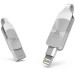 Adam Elements iKlips Duo Plus Lightning USB 3.1 - външна памет за iPhone, iPad, iPod с Lightning (128GB) (сребрист)  2