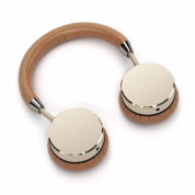Satechi Wireless On-Ear Headphones - безжични слушалки с микрофон и управление на звука (златист) 3