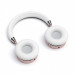 Satechi Wireless On-Ear Headphones - безжични слушалки с микрофон и управление на звука (розово злато) 3
