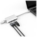 Adam Elements Casa Hub A01m - USB-C хъб с 2 USB изхода, USB-C PD порт и HDMI за устройства с USB-C порт (сребрист) 3