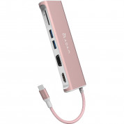 Adam Elements Casa Hub A03 USB 3.1 Type-C 5-in1 Multifunction 4K Display Hub (rose gold)