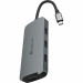 Adam Elements Casa Hub A08 - USB-C хъб с 3 USB изхода, USB-C PD порт, HDMI, VGA порт и четец за карти памет за устройства с USB-C порт (тъмносив) 2