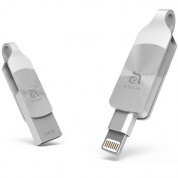 Adam Elements iKlips Duo Plus Lightning USB 3.1 - външна памет за iPhone, iPad, iPod с Lightning (64GB) (сребрист)  1