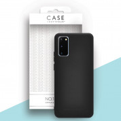 Case FortyFour No.1 Case - силиконов (TPU) калъф за Samsung Galaxy S20 (черен)