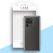 Case FortyFour No.1 Case - силиконов (TPU) калъф за Samsung Galaxy S20 Ultra (прозрачен)