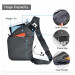 4smarts Universal Cross-Body Bag - текстилна чанта с презрамка за устройства до 9.7 инча (сив) 4