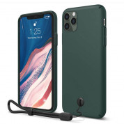 Elago Slim Fit Strap Case for iPhone 11 Pro Max (midnight green)