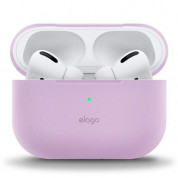 Elago Airpods Slim Basic Silicone Case - тънък силиконов калъф за Apple Airpods Pro (лилав)