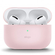 Elago Airpods Slim Basic Silicone Case - тънък силиконов калъф за Apple Airpods Pro (розов)