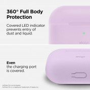 Elago Airpods Slim Hang Silicone Case Apple Airpods Pro (lavender) 3
