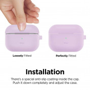 Elago Airpods Slim Hang Silicone Case Apple Airpods Pro (lavender) 2