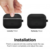 Elago Airpods Slim Hang Silicone Case Apple Airpods Pro (black) 3