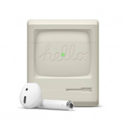 Elago Airpods Retro AW3 Silicone Case - силиконов калъф за Apple Airpods и Apple Airpods 2 (бял) 