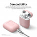Elago Airpods Skinny Silicone Case - тънък силиконов калъф за Apple Airpods и Apple Airpods 2 with Wireless Charging Case (розов)  6