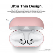 Elago Airpods Skinny Silicone Case - тънък силиконов калъф за Apple Airpods и Apple Airpods 2 with Wireless Charging Case (розов)  1