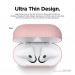 Elago Airpods Skinny Silicone Case - тънък силиконов калъф за Apple Airpods и Apple Airpods 2 with Wireless Charging Case (розов)  2