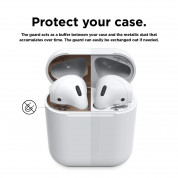 Elago AirPods Dust Guard - комплект метални предпазители против прах за Apple Airpods 2 with Wireless Charging Case (розово злато) 1