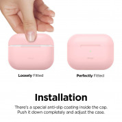 Elago Airpods Original Basic Silicone Case Apple Airpods Pro (lovely pink) 1