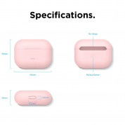 Elago Airpods Original Basic Silicone Case - силиконов калъф за Apple Airpods Pro (розов) 5