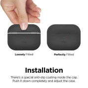 Elago Airpods Original Basic Silicone Case Apple Airpods Pro (dark grey) 4