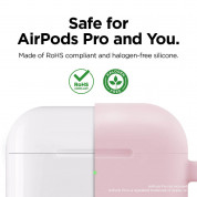 Elago Airpods Original Hang Silicone Case - силиконов калъф с карабинер за Apple Airpods Pro (розов) 1