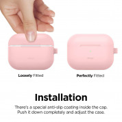 Elago Airpods Original Hang Silicone Case Apple Airpods Pro (lovely pink) 2