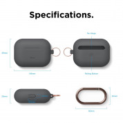 Elago Airpods Original Hang Silicone Case Apple Airpods Pro (dark grey) 5
