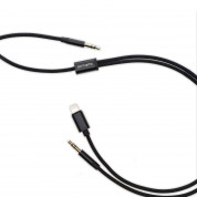 4smarts Lightning and 3.5mm AUX to 3.5mm Aux Audio Cable SoundCord 1.2m - кабел от Lightning и 3.5мм към 3.5 мм (1.2м) (черен) 1