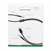 4smarts USB-C and 3.5mm AUX to 3.5mm Aux Audio Cable SoundCord 1.2m (black) 2