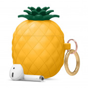 Elago Airpods Pineapple Design Silicone Case for Apple Airpods and Apple Airpods 2 (orange)