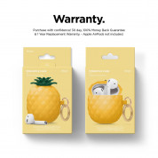 Elago Airpods Pineapple Design Silicone Case for Apple Airpods and Apple Airpods 2 (orange) 8