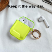 Elago Airpods TPU Hang Case for Apple Airpods and Apple Airpods 2 (neon yellow) 1