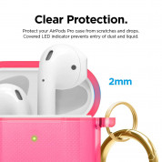 Elago Airpods TPU Hang Case for Apple Airpods and Apple Airpods 2 (neon pink) 3