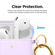 Elago Airpods TPU Hang Case for Apple Airpods and Apple Airpods 2 (lavender) 3